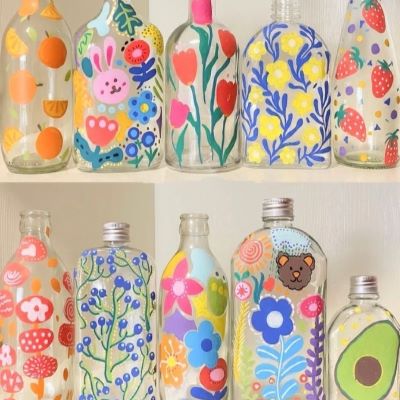 Sip & Paint on Friday night (Painting on Glass)